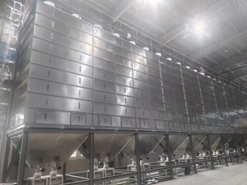 Central material conveying system - machine 1